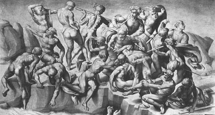 Michelangelo Buonarroti Battle of Cascina China oil painting art